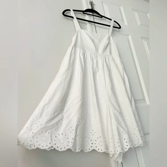 Anthropologie Maeve Sleeveless Eyelet Romper - Picture 8 of 12